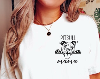 Pitbull Geschenke, Pitbull Mama, Pitbull Mama, Pit Bull, Hundemama Sweatshirt, Hundemama Geschenk, Pitbull Shirt, Pitbull Hundemama, Pitbull-Liebhaber