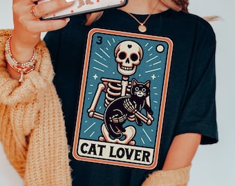Tarot card shirt, tarot shirt, cat shirt, astrology shirt, cat lover gift, cat dad shirt, cat mom shirt, cat lover, cat mom gift, cat tarot