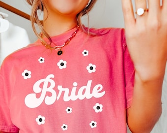 Bachlorette Shirts, Braut, Braut Shirt, Bride to Be, Trauzeugin Shirt, zukünftige Frau, hier kommt die Braut, Retro, Disco Braut