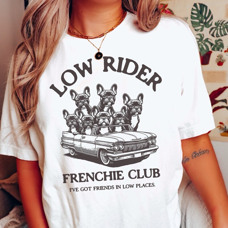 French Bulldog Frenchie Roller Disco T-Shirt