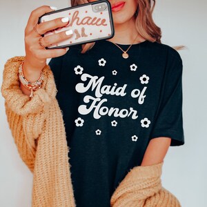 Maid of Honor Shirt, Bachlorette shirts, bridal party shirts, matron of honor gift, matron of honor, bridesmaid shirt, Bride to Be
