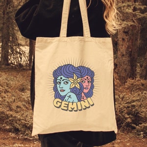 Zwillinge, Zwillinge Geschenke, Zwillinge Tasche, Juni Geburtstagsgeschenk, Juni Geburtstag, Geschenk für sie, Sternzeichen Geschenk, Zwillinge Sternzeichen