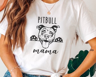 Pitbull Shirt, Pitbull Geschenke, Pitbull Mama, Pitbull Mama, Pitbull, Hund Mama Shirt, Hund Mama Geschenk, Pitbull Hund Mama, Pitbull Liebhaber