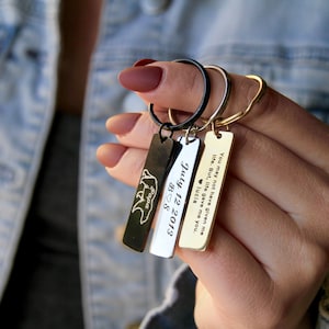 For Step Dad | Step Father Keychain | Step Dad Gift | Dad From Daughter | Adoption Gift | Step Father of Bride | 1st Father&#39;s Day