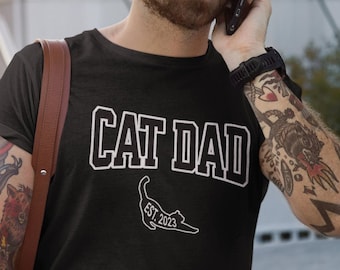 Cat Dad Gift, Cat Dad, Cat Lover Shirt, For Him, cat themed gifts, Gift for Cat Dad, Cat Dad Shirt, Cat Lover Gift Men, For Dad, Cat Gift