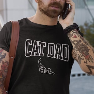 Cat Dad Gift, Cat Dad, Cat Lover Shirt, For Him, cat themed gifts, Gift for Cat Dad, Cat Dad Shirt, Cat Lover Gift Men, For Dad, Cat Gift