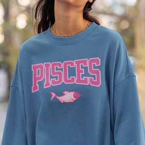 Pisces, Zodiac sweatshirt, Pisces gifts, crewneck sweatshirt, college sweatshirt, college hoodie, pisces shirt, astrology shirt
