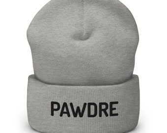 Dog Dad Gift, Cat Dad, Dog Dad Beanie, Dog Dad Hat, Gift For Him, Fathers Day Gift, Pawdre, Pawdre Hat, Pawdre Beanie