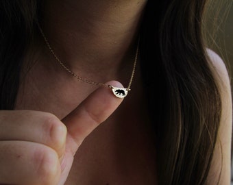 Mother Daughter Necklace 14k Gold - Etsy