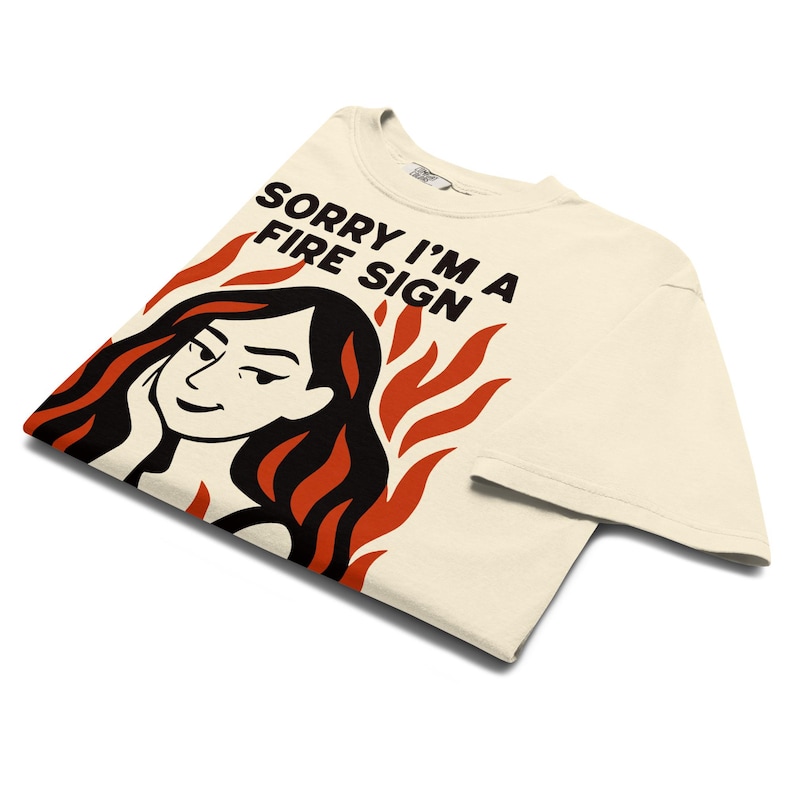 Fire Sign Zodiac Graphic Tee, Aries, Leo, Sagittarius Birthday Gift