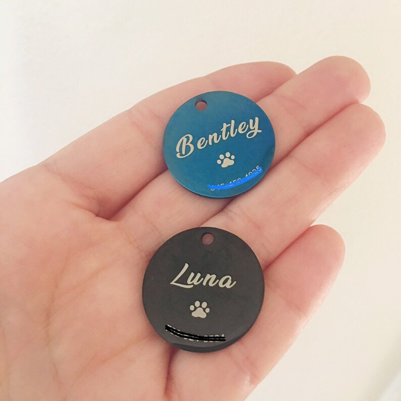 Microchip Dog Tag Custom Dog Tag Microchipped Pet Tag Etsy