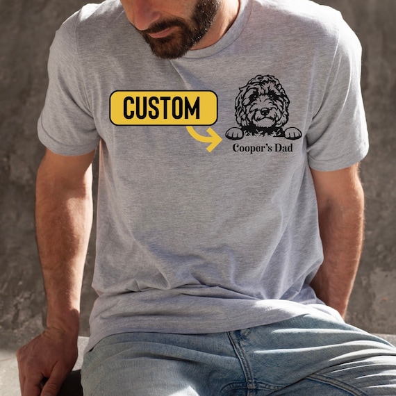 Custom Dog Shirt, Dog Shirts for Men, Custom Pet Shirt, Dog Dad