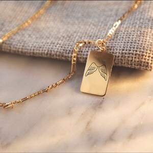 Memorial Gift | Gold Filled Necklace, Loss of Loved One image 4