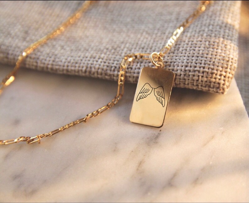 Memorial Gift | Gold Filled Necklace, Loss of Loved One image 4