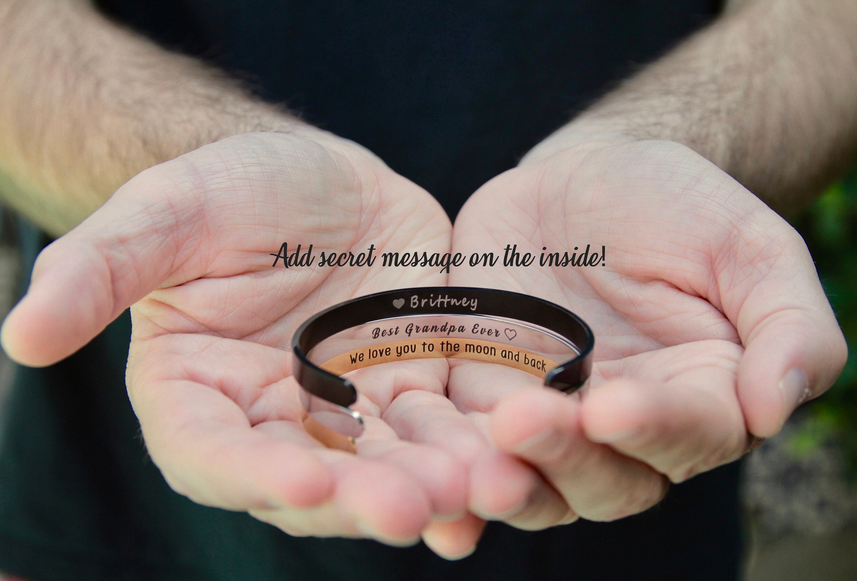 Custom Bracelet Your Own Text Quote Bracelet Etsy