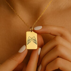 Memorial Gift | Gold Filled Necklace, Loss of Loved One image 3