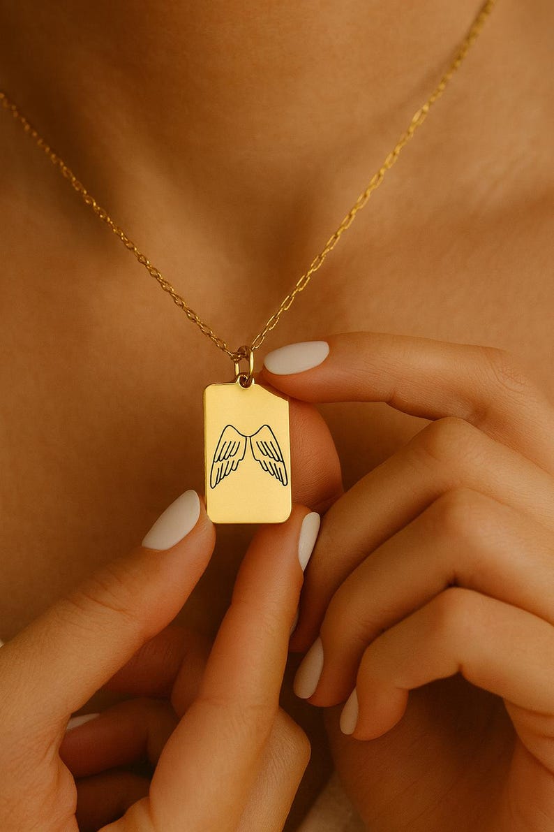 Memorial Gift | Gold Filled Necklace, Loss of Loved One image 3
