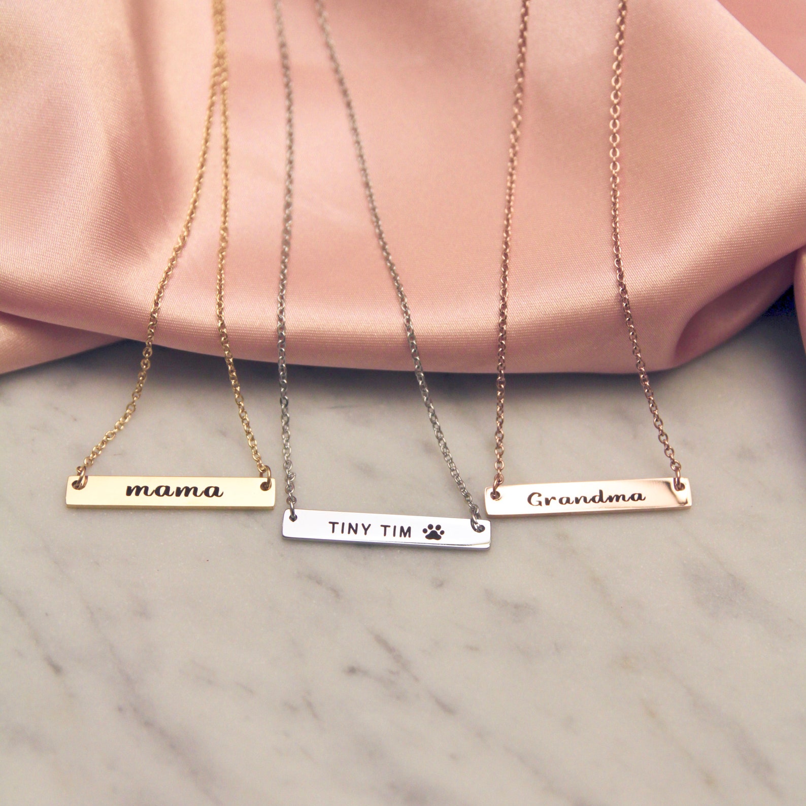 Mama Necklace Mom Necklace Name Necklace Necklaces for Etsy