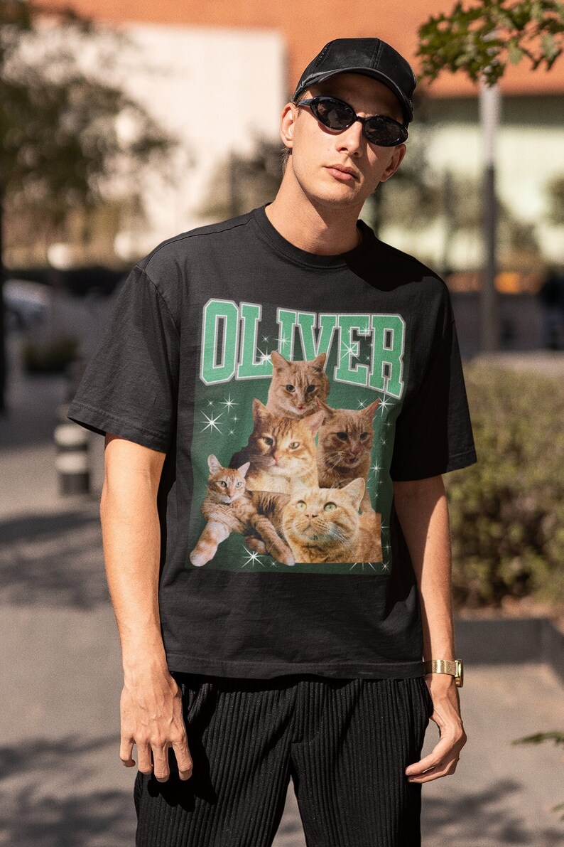 Papà gatto, regalo papà gatto, Camicia per gatti, Regalo per lui, Camicia per gatti personalizzata, Regali per papà, Regali per gatti, Regalo per gli amanti dei gatti, divertente camicia per gatti, Maglietta per gatti immagine 1