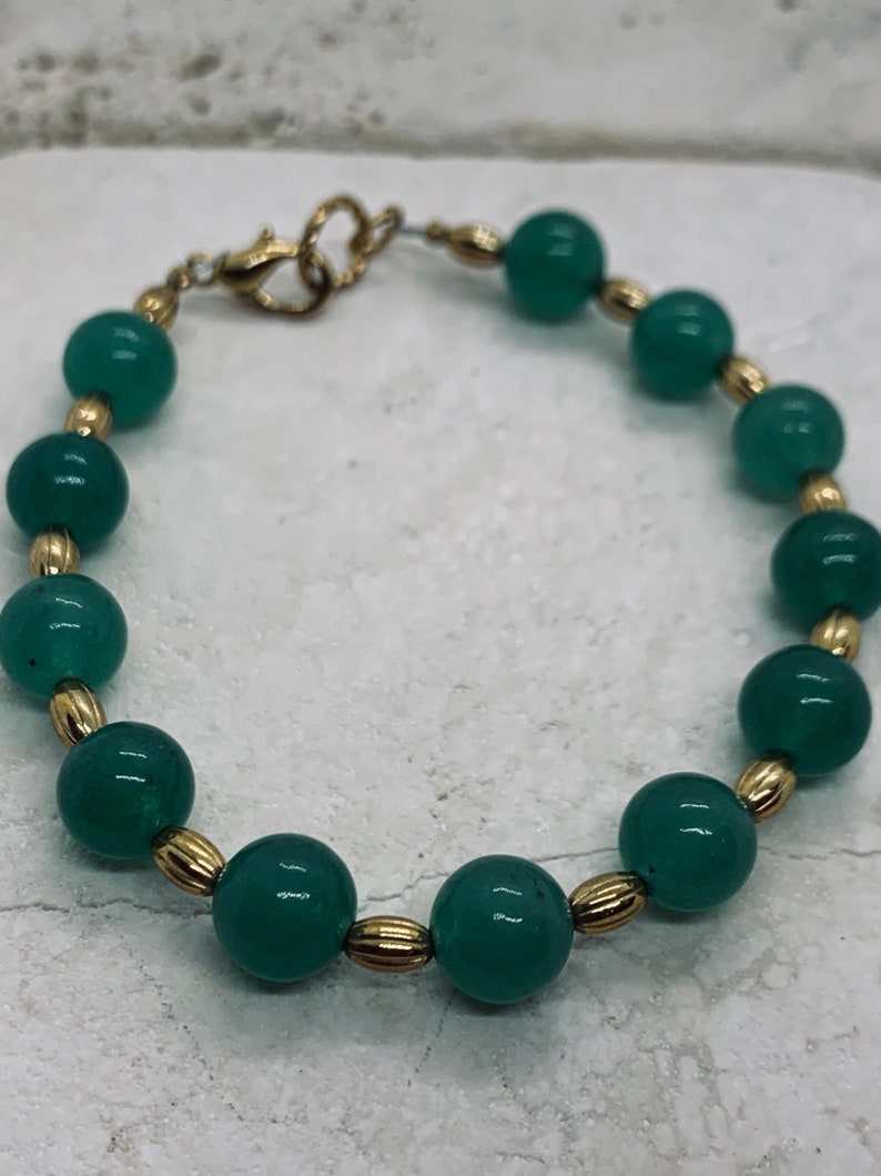 Green Jade Bracelet | Etsy