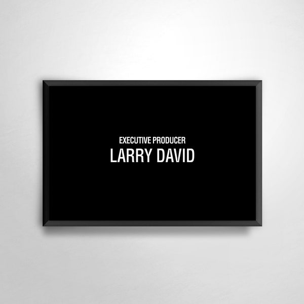 Opening Credits (Larry David) Art Print