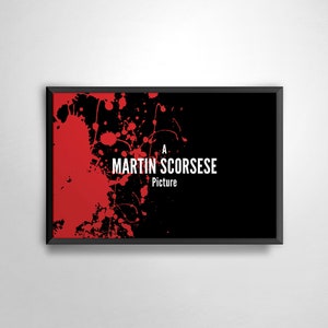 Opening Credits - (&#39;Martin Scorsese&#39;) Wall Art