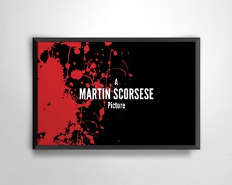 Opening Credits - ('Martin Scorsese') Wall Art