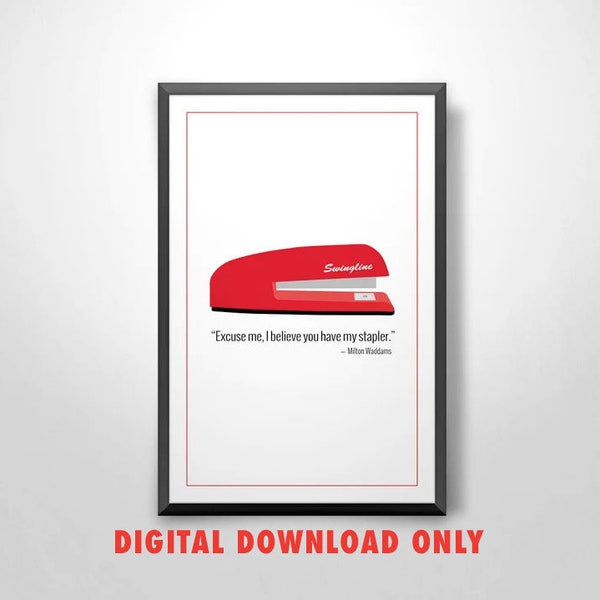 DIGITAL DOWNLOAD - Office Space (Bob) (8x10)