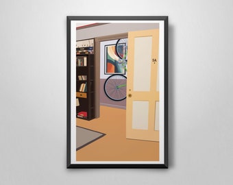 Seinfeld - ('Jerry's Apartment') Wall Art
