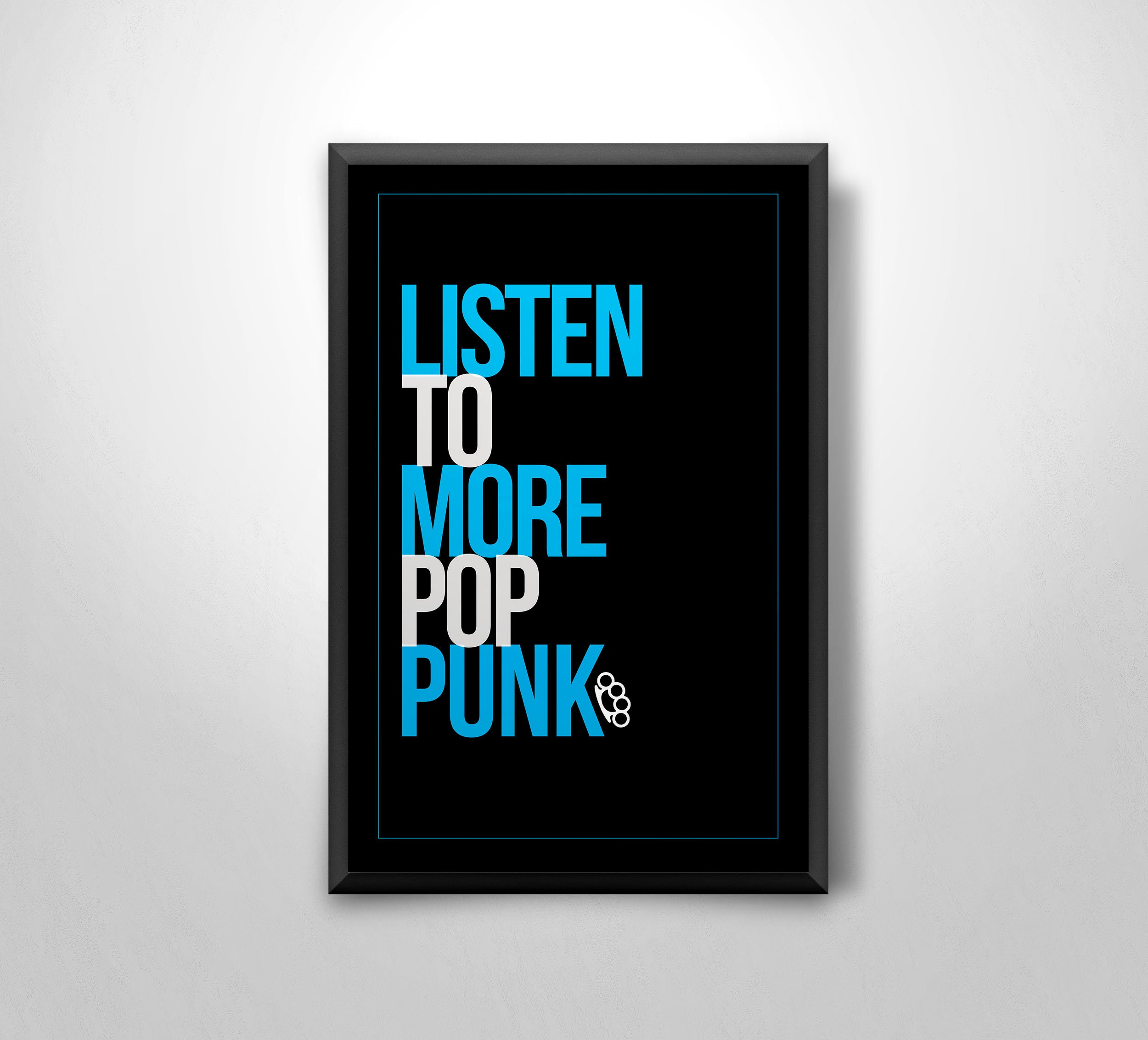 Quotes 'listen to More Pop Punk Art Print - Etsy