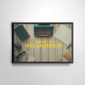 Opening Credits - ('Wes Anderson') Wall Art