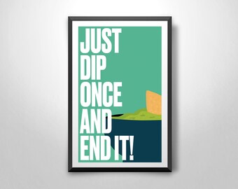 Seinfeld (Dip Once) Art Print