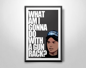 Wayne's World - ('Gun Rack') Art Print