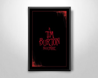 Créditos iniciales - ('Tim Burton') Arte mural