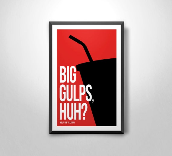 Dumb & Dumber 'big Gulps' Art Print 