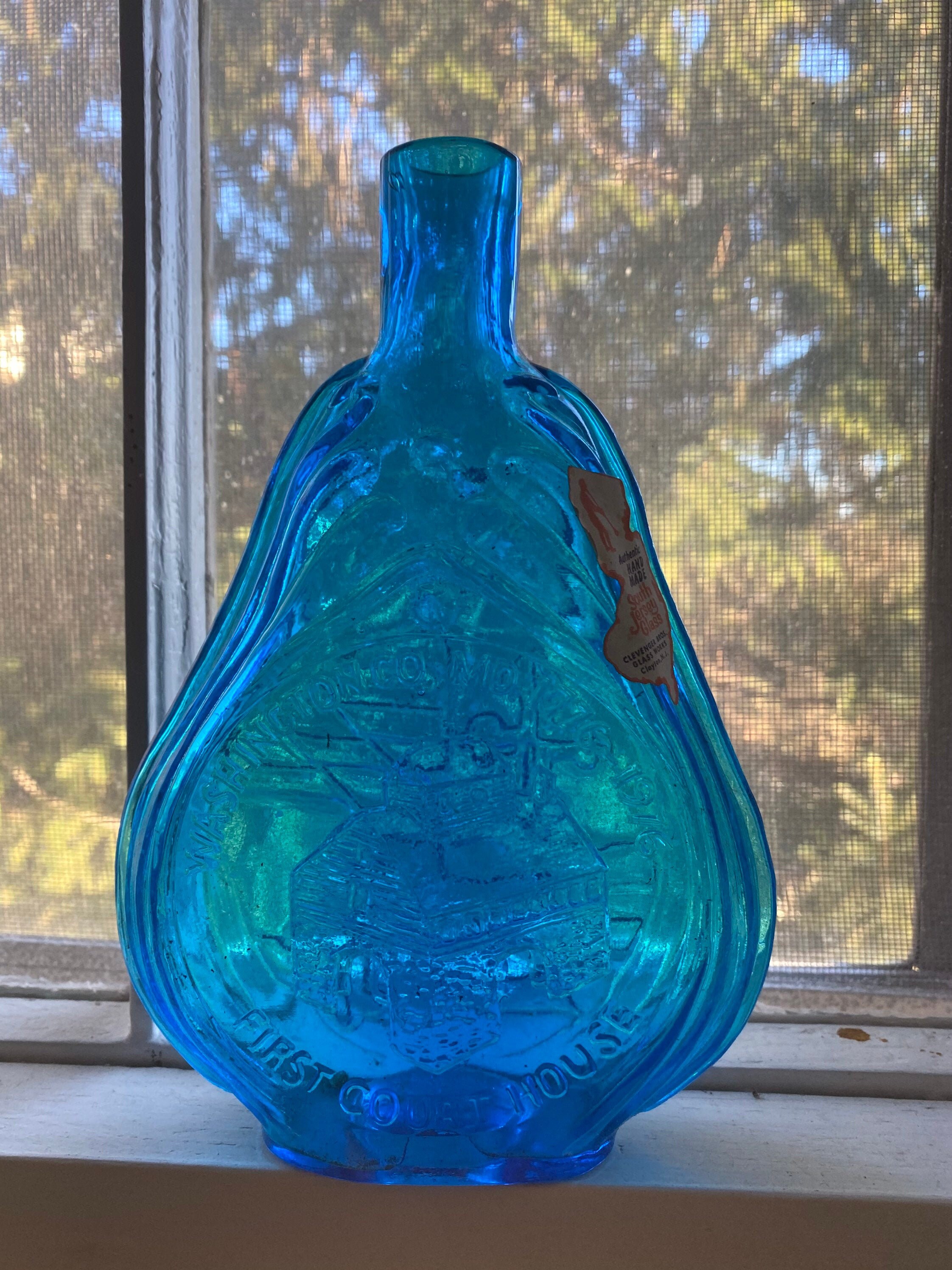 Jersey Glass Bicentennial Bottle 1776 1976 Etsy