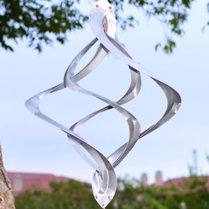 Nova Wind Spinner | Anniversary Garden Gift Engraving Memorial Remembrance Chime Kinetic Art Personalize BreezeWay