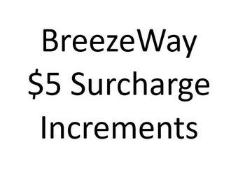 Surcharge for Custom Orders