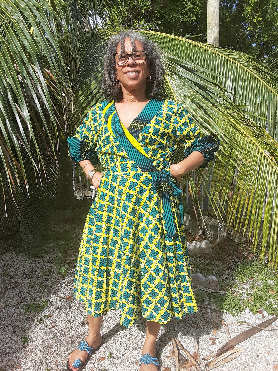 African Wrap Dress Etsy