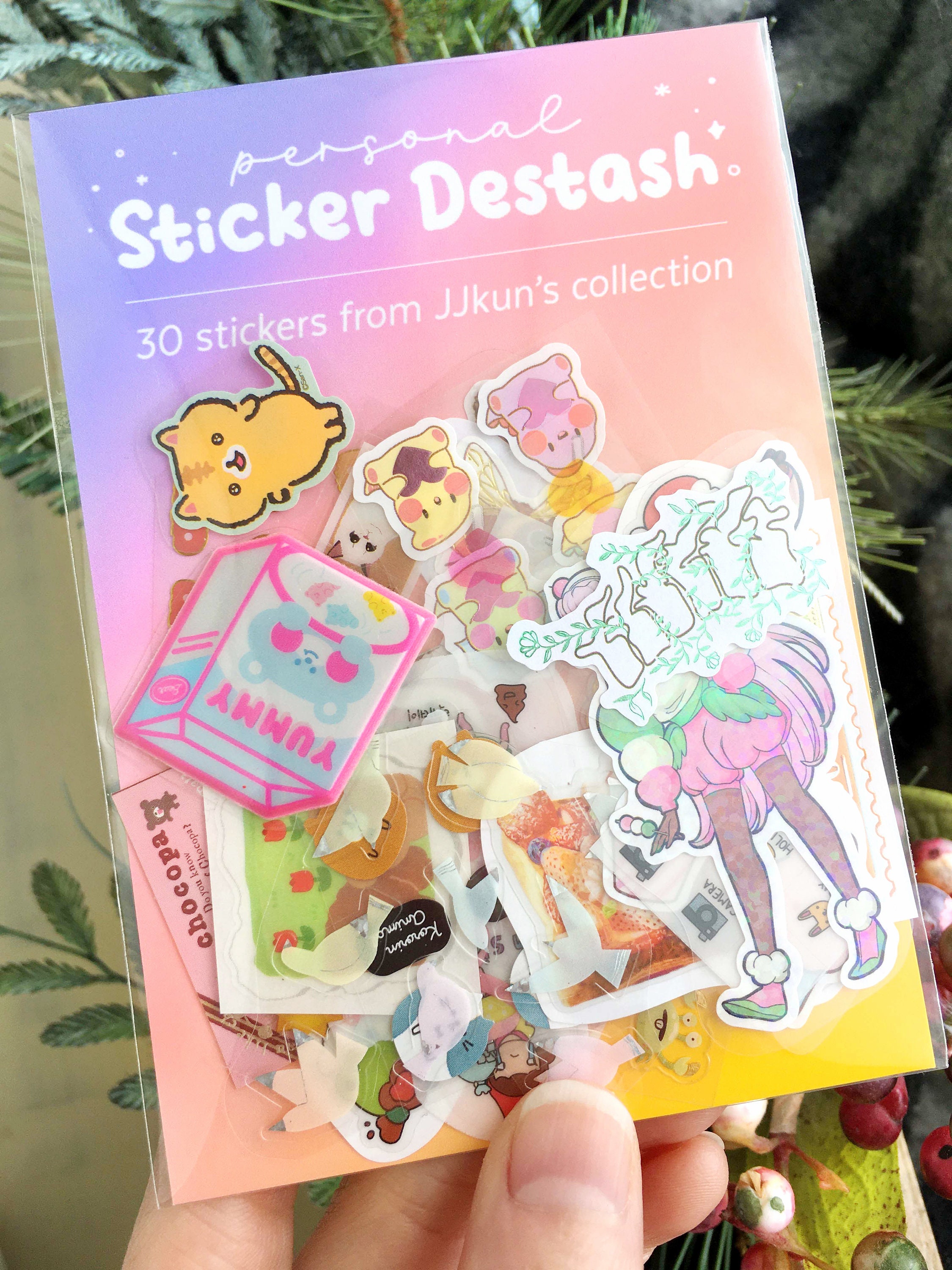 30 Piece Sticker Grab Bag Cute Kawaii Japanese Stationery Mixed Lot Flake Stickers Random Collection—JJkun's Personal Destash