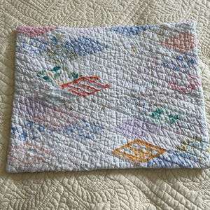 Vintage Lone Star Quilted Pillow Cover