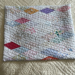 Vintage Lone Star Quilted Pillow Cover