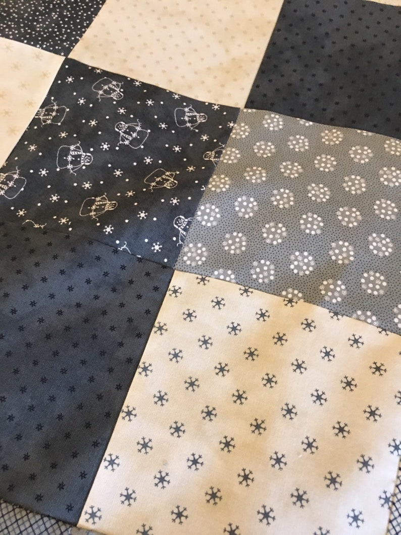 Snowman Gathering III Quilt Top