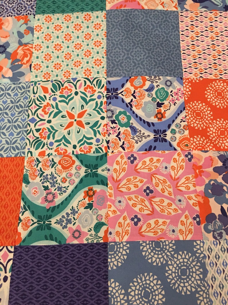 Kate Spain Voyage Quilt Top 46x54 Etsy