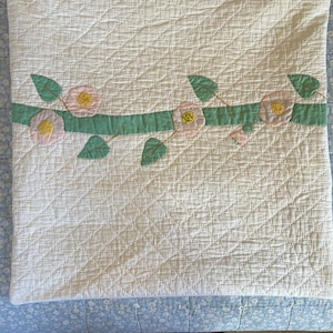 Vintage Quilted Pillow Cover
