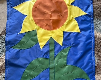 Sunflower Flower / Garden Seasonal Welcome Large Decorative Flag