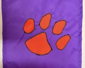 Clemson University Tigers Football / Basketball Garden Mini Flag