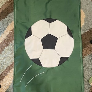 Soccer Ball Sports Handmade Decorative Flag