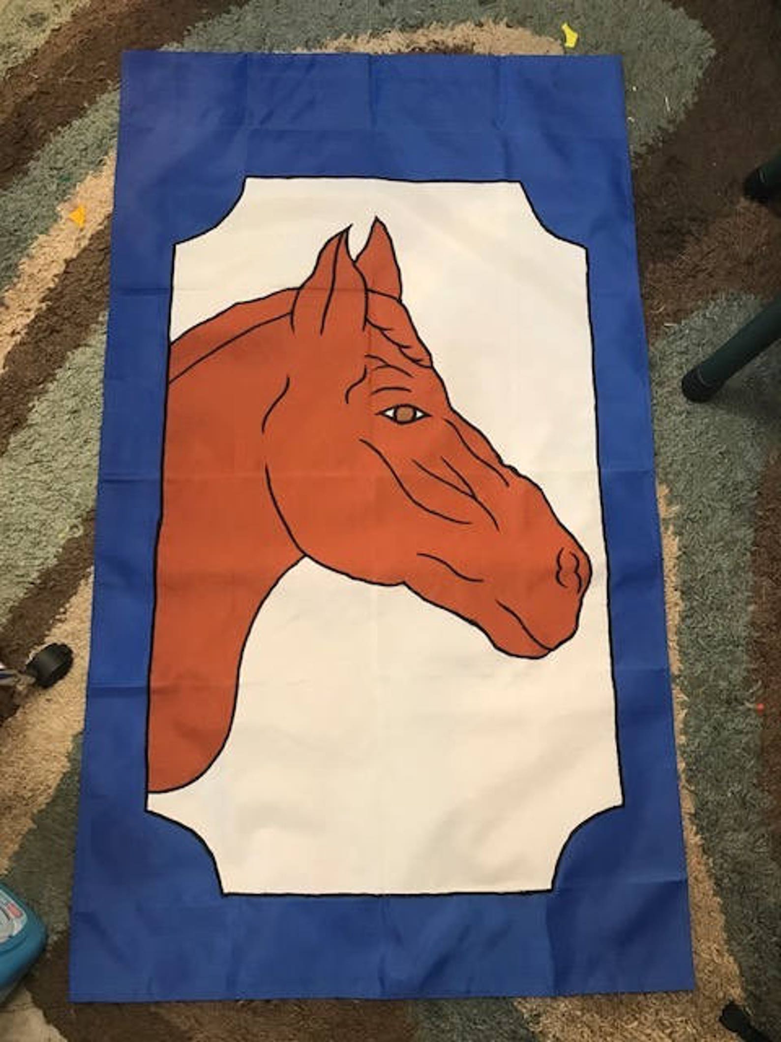 Horse / Horse Farm / Stable Large Decorative Flag Etsy