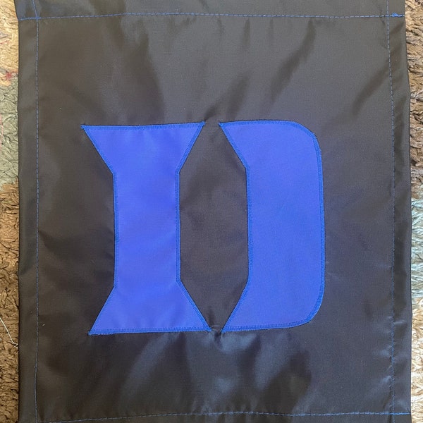 Duke Blue Devils Iron D Basketball / Football Garden Flag